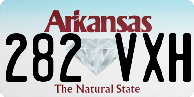 AR license plate 282VXH