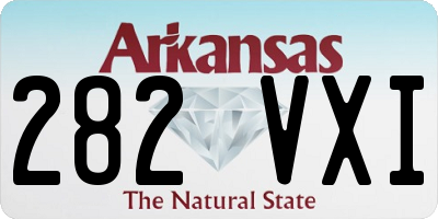 AR license plate 282VXI