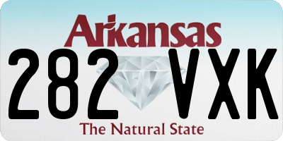 AR license plate 282VXK