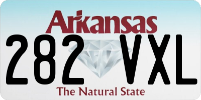 AR license plate 282VXL