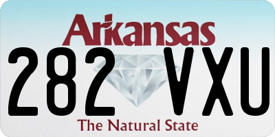 AR license plate 282VXU