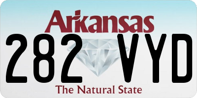 AR license plate 282VYD