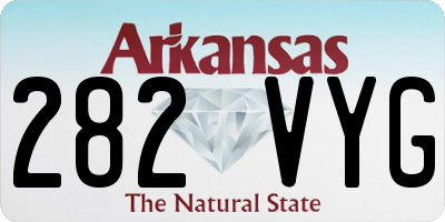 AR license plate 282VYG