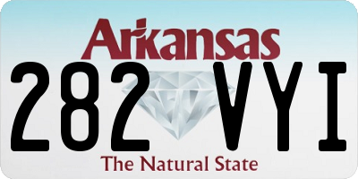 AR license plate 282VYI