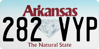 AR license plate 282VYP
