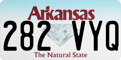 AR license plate 282VYQ