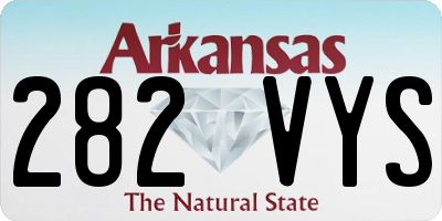 AR license plate 282VYS