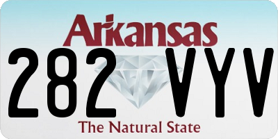 AR license plate 282VYV
