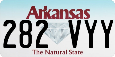 AR license plate 282VYY