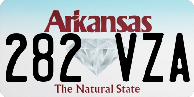 AR license plate 282VZA