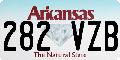 AR license plate 282VZB