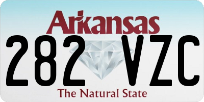 AR license plate 282VZC
