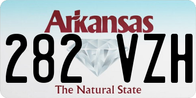 AR license plate 282VZH