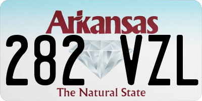 AR license plate 282VZL
