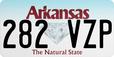 AR license plate 282VZP