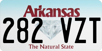 AR license plate 282VZT