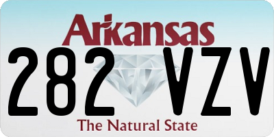 AR license plate 282VZV
