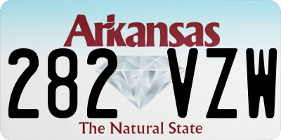 AR license plate 282VZW