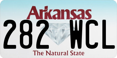 AR license plate 282WCL