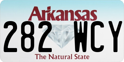 AR license plate 282WCY
