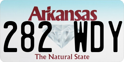 AR license plate 282WDY