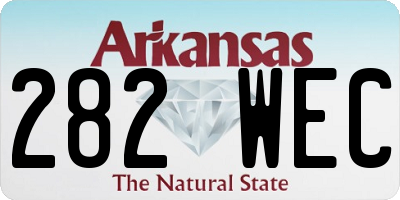 AR license plate 282WEC