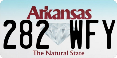 AR license plate 282WFY