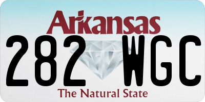 AR license plate 282WGC