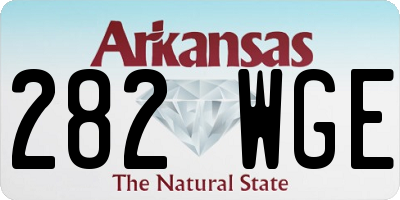 AR license plate 282WGE