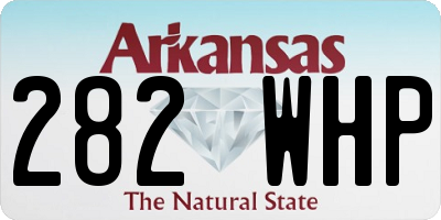 AR license plate 282WHP