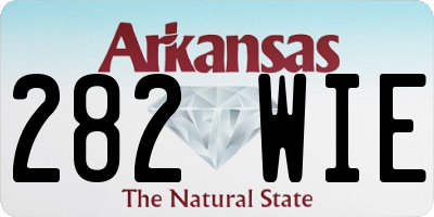 AR license plate 282WIE