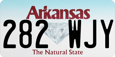 AR license plate 282WJY