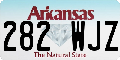 AR license plate 282WJZ