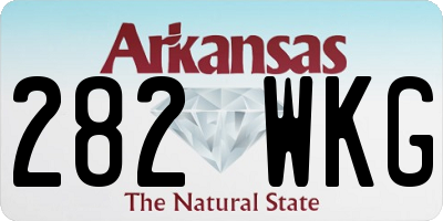 AR license plate 282WKG