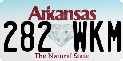 AR license plate 282WKM