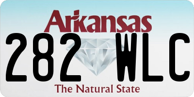 AR license plate 282WLC