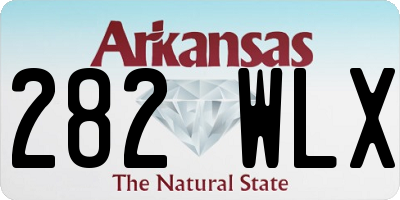 AR license plate 282WLX