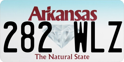 AR license plate 282WLZ