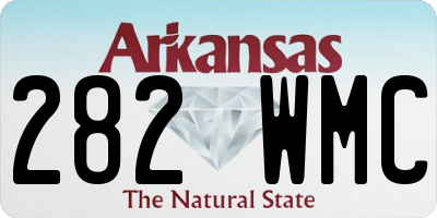 AR license plate 282WMC