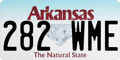 AR license plate 282WME