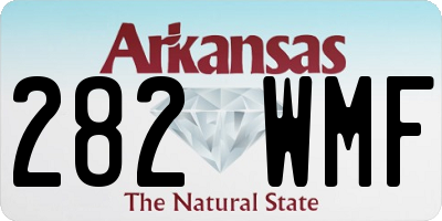 AR license plate 282WMF