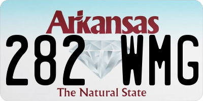 AR license plate 282WMG