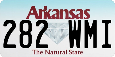 AR license plate 282WMI