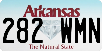 AR license plate 282WMN