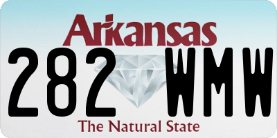 AR license plate 282WMW