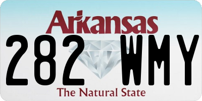 AR license plate 282WMY