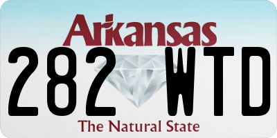 AR license plate 282WTD