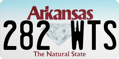 AR license plate 282WTS