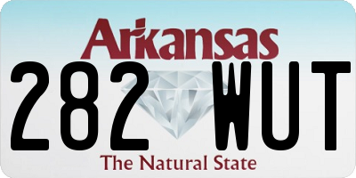 AR license plate 282WUT