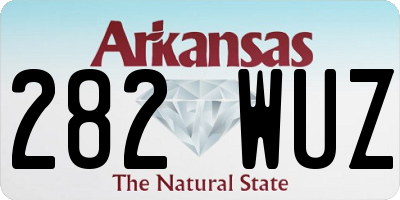 AR license plate 282WUZ